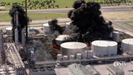 Animation of Explosion and Fire at the Husky Energy Refinery