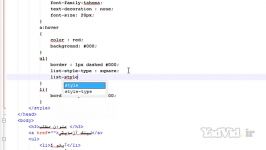 آموزش html css مقدماتی yadvid.ir  جلسه بیست پنجم
