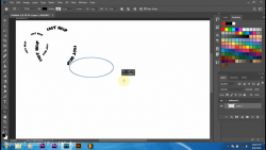 آموزش نوشتن متن روی خط منحنی در فتوشاپ  اموزش photoshop