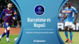 خلاصه بازی بارسلونا 3  ناپولی 1 لیگ قهرمانان اروپا