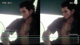 Final Fantasy 15 Demo  PS4 vs Xbox One Cut Scene Frame 