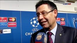 مصاحبه مدیر بارسلونا پس قهرمانی در چمپیونزلیگ 2015