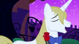 Frozen pony Love is in open door