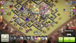 Clash of clans Clan War Attack  Golem witch wiz +8Hog