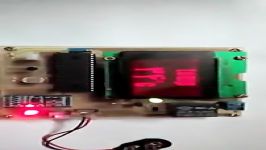 نمایش نور ، دما رطوبت روی lcd گرافیکی فونت فارسی