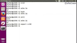 دمو دوره LPIC 1  مبحث environmental variables