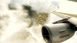 فرود دیدنی ایرباس A320 در هوای بارانی شبیه ساز الماس