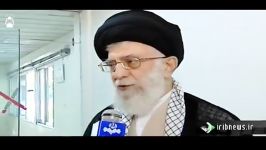 مصاحبه رهبر انقلاب اسلامی لحظاتی قبل ترخیص