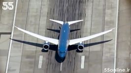 تیک آف عمودی شگفت انگیز Boeing 787 9 در پرواز آزمایشی