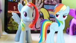 ponies reaction to Mlp Fim toys