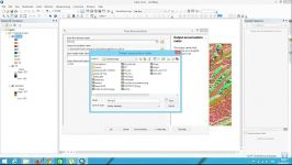 watershed delineation using DEM spatial analyst in Ar