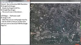 How to Download HIGH RESOLUTION Google Map + Earth Imag