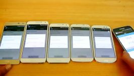 Galaxy A7 vs E7 vs E5 vs S5 vs S4 vs S3  Benchmark Tes