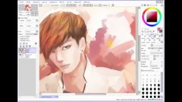 Nuest JR  speed digital drawing