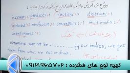 واژگان زبان کنکورکمتراز 5ثانیه درانتشارات گیلنا 1