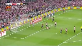 گل سوم بارسلونا در برابر بیلبائو توسط مسی