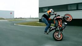 Rok Bagoros stunt on KTM Duke 125
