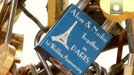 سرانجامِ قفلهای پلِ عشاق در پاریس