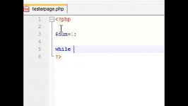 PHP Tutorial  7  While Loop