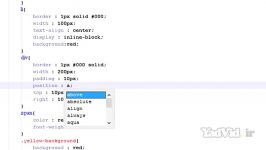 آموزش html css مقدماتی yadvid.ir  جلسه سی دوم