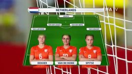 ترکیب هلند VS کانادا جام جهانی زنان 2015 کانادا