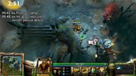 Dota 2 How to stack 2 camps with Sand King