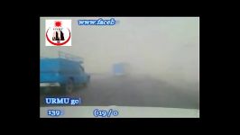 فیلم طوفان نمک در اطراف دریاچه اورمیه