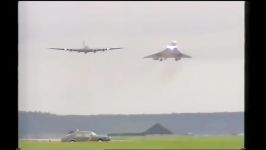 Concorde and B17 Bomber Sally B Flypast