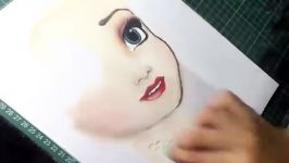 Speed Drawing Elsa of Frozen