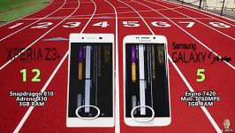 GS6 Edge vs Xperia Z3+ Apps Speed Test