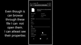 دسترسی به فایل های سیستمی در ویندوز 10 موبایل