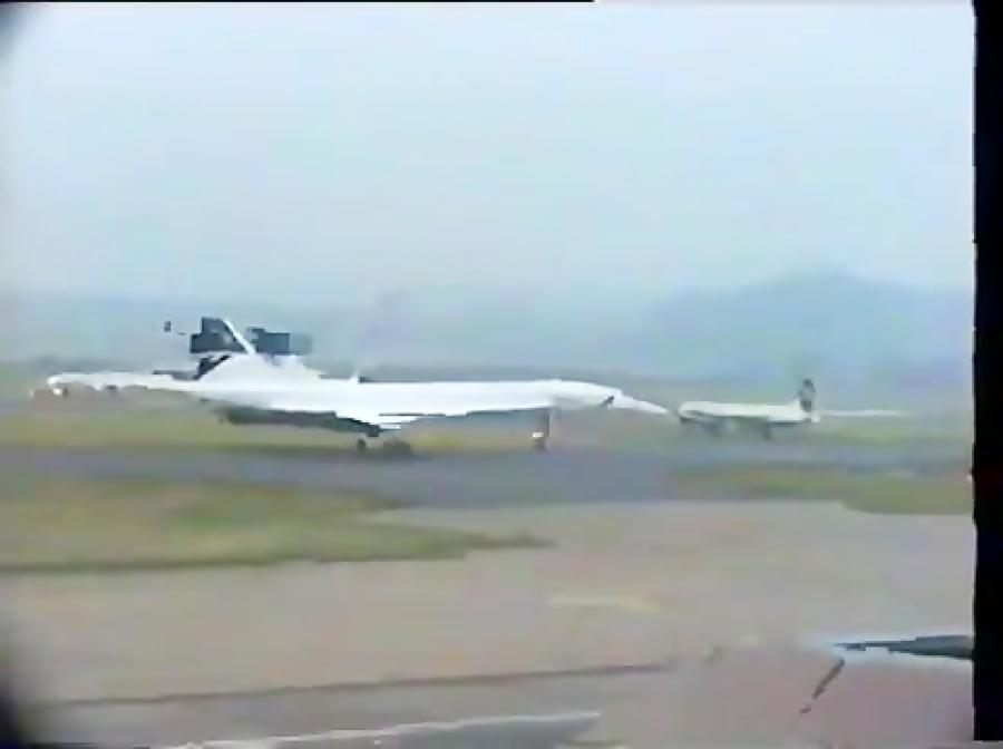 British Airways Concorde G BOAC take off from Edinburgh