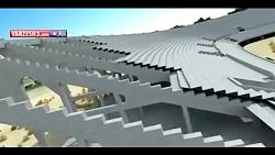 ورزشگاه زیبا پیشرفته فولاد خوزستان