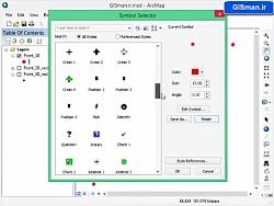 آموزش نحوه ساخت سمبل نقطه ای در آرک.جی.آی.اس ArcGIS