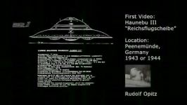 Nazi UFO Haunebu  First Video of a flying Secret Weapon German UFO   Vril