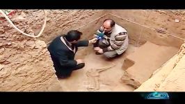 کشف اسکلت 7000ساله در تهران