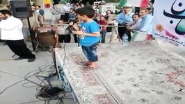 یاسین نوروزی اجرای آهنگ مرگ مساوی آمریکا جشن انتظار