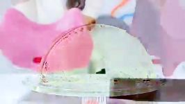 درست کردن کیک به شکل کیک خمیر فوندانت