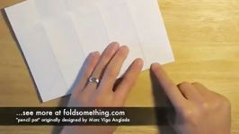 ساخت جامدادی رومیزی کاغذ A4