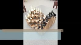 صفحه شطرنجی چوبی سه بعدی  یومیک