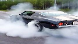 camaro burn out