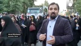 تشییع پیکر غواصان جانباخته در جنگ ایران عراق در تهران