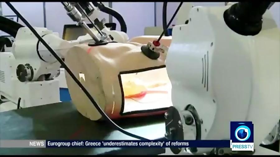 ربات جراحی راه دور سینا در نمایشگاه اینوتکس 2015