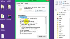 آموزش تنظیمات پوشه در ویندوز ۸ اختصاصی راسخون