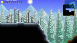 TERRARIA EP2 BIG EATER IN SNOWY BIOME