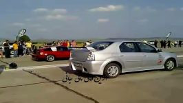 درگ قشنگ HONDA CRX Vs DACIA LOGAN