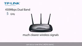 TP LINKs 450Mbps Dual Band Wireless N Gigabit Router T