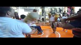 اجرای ورزش باستانی توسط جانبازان معلولین قسمت2میل