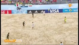 خلاصه فوتبال ساحلی مکزیک ۲ ۳ ایران