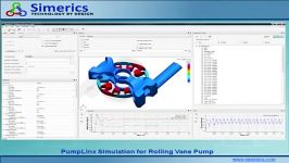 PumpLinx CFD Simulation for Rolling Vane Pump